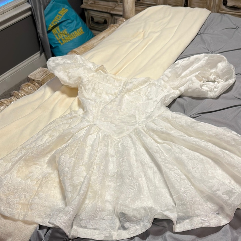 Elegant White  Dress